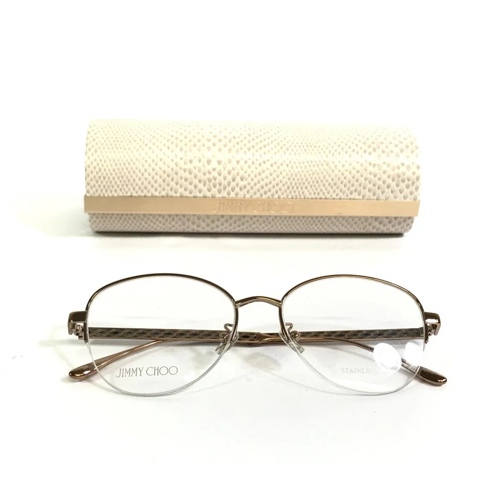 Jimmy Choo Eyeglasses Frames JC235/F EWD Brown Black Asian Fit 54-17-140